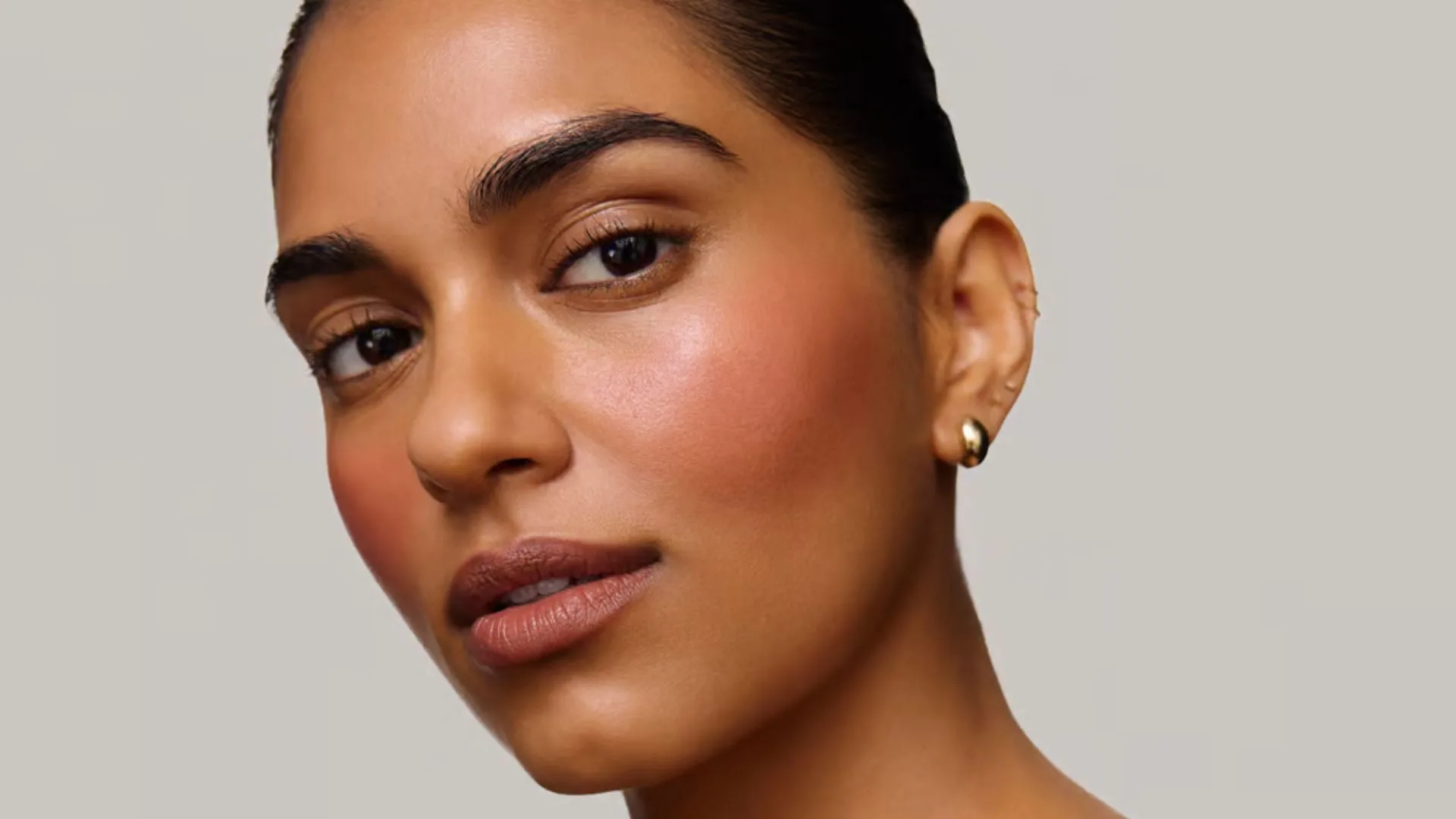 Woman with glowing skin