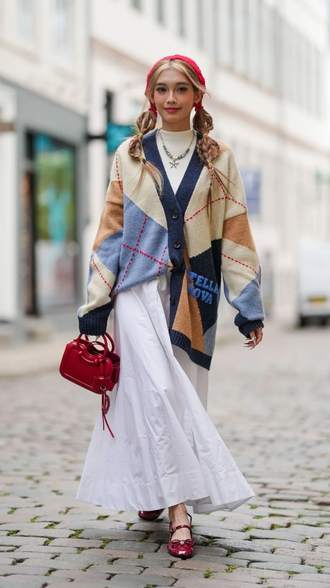 A guest at Copenhagen fashion week 