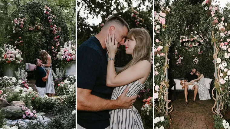 taylor swift engagement dress