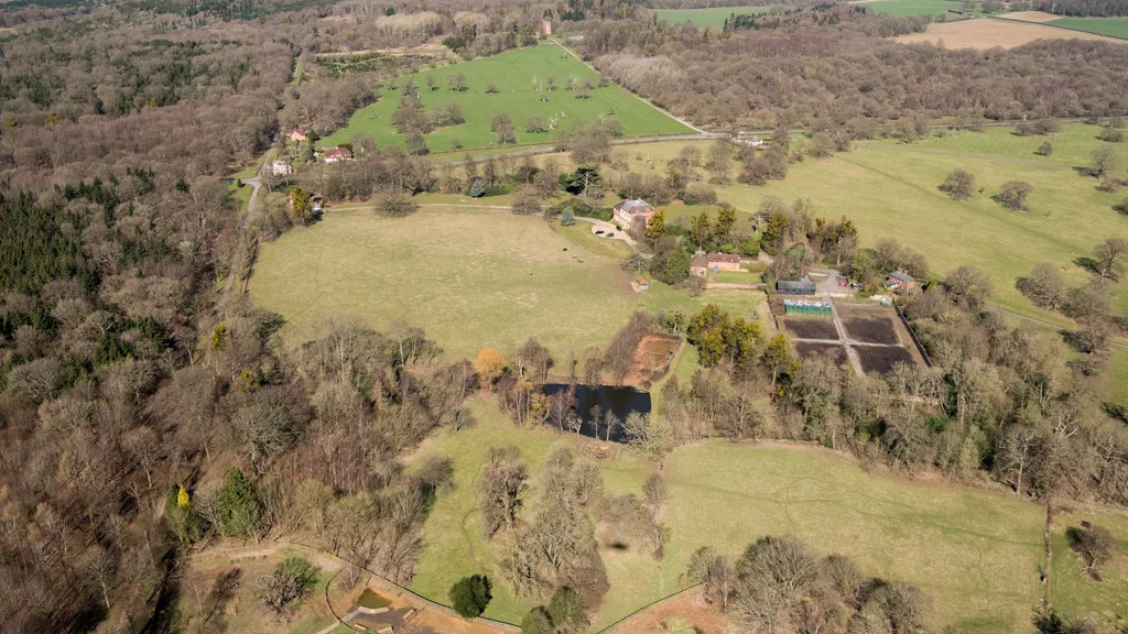 The grounds around forest lodge