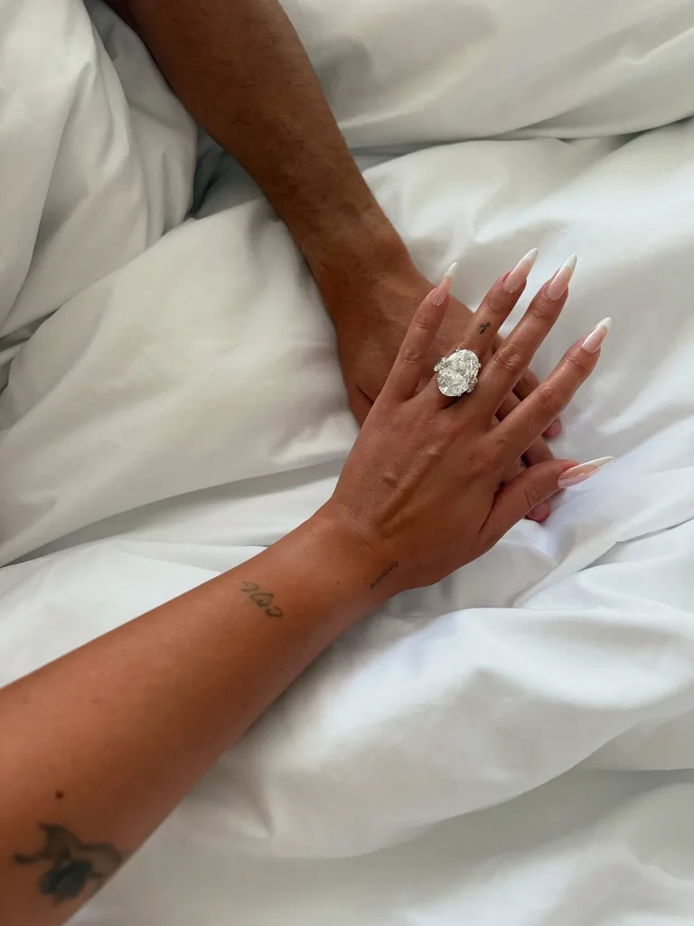 Cristiano Ronaldo and Georgina Rodriguez engagement ring