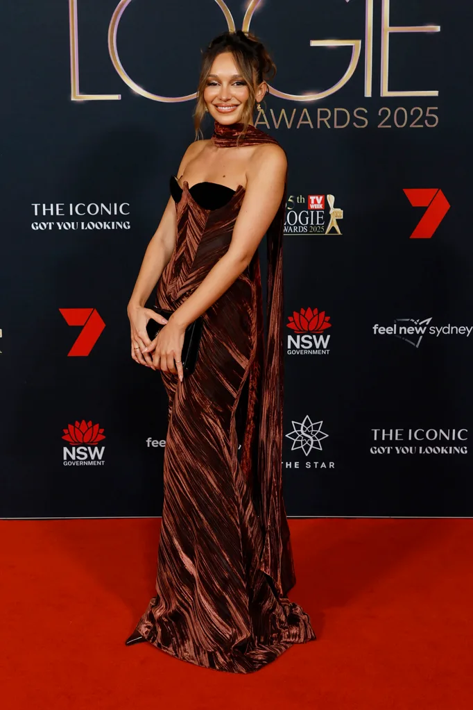 Bella Varelis at the 2025 Logie Awards