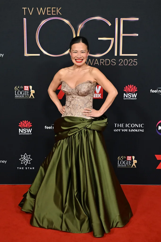 Poh Ling Yeow at the 2025 Logie Awards