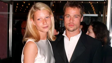 Gwyneth Paltrow and Brad Pitt when they were dating in the 90s