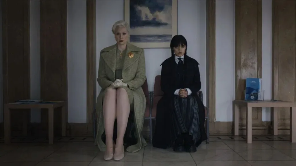 Larissa Weems and Wednesday Addams