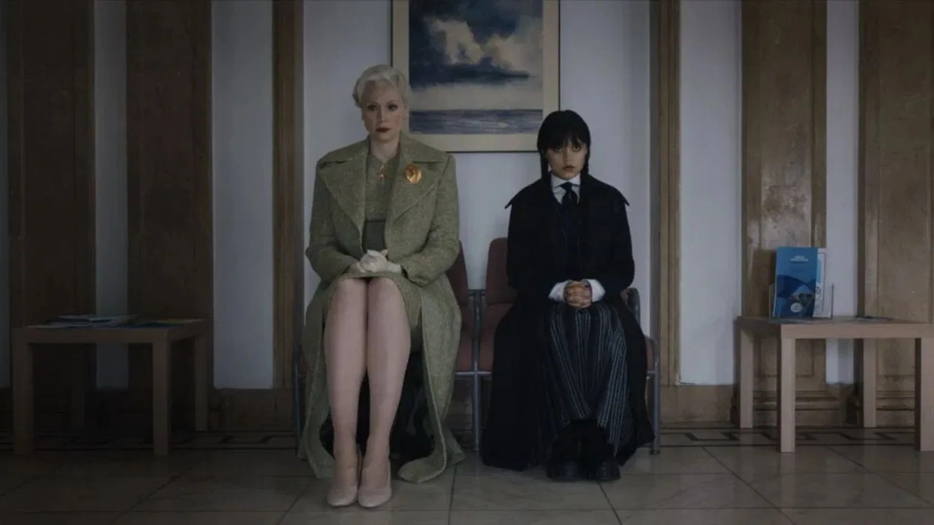Larissa Weems and Wednesday Addams 