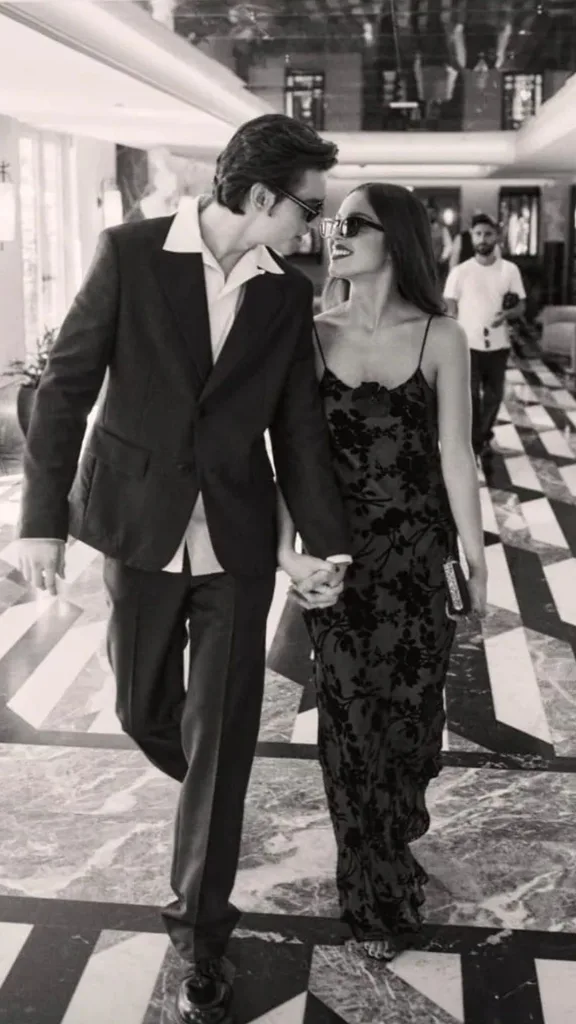 olivia rodrio and louis partridge at the venice film festival