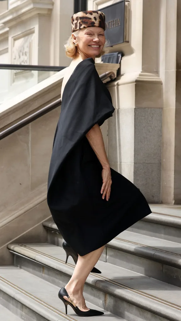 Pamela Anderson on the Naked Gun press tour