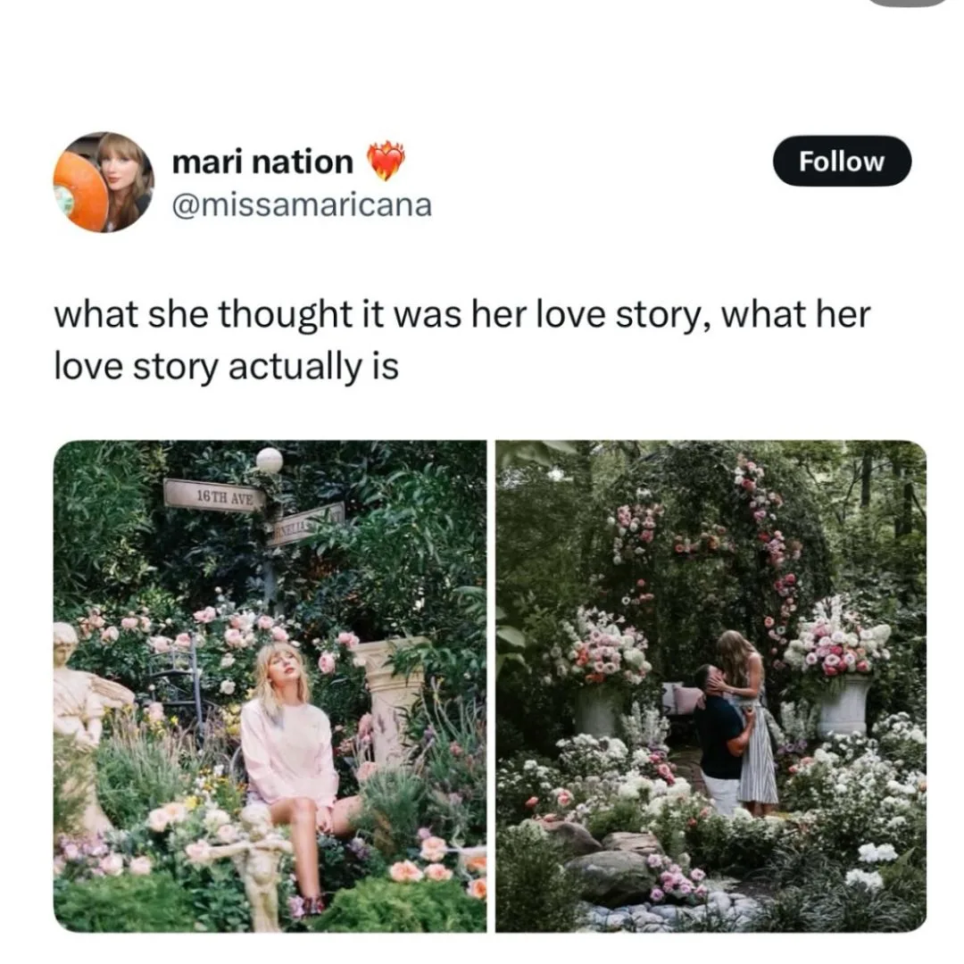 Taylor swift engagement post 