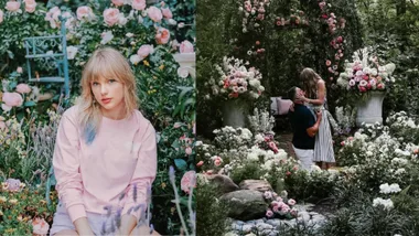 Taylor swift Lover album promo and engagement shoot