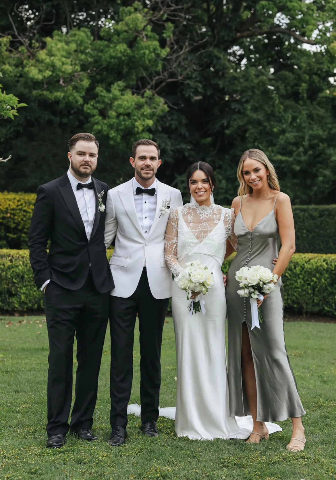 Tully Smyth with her siblings