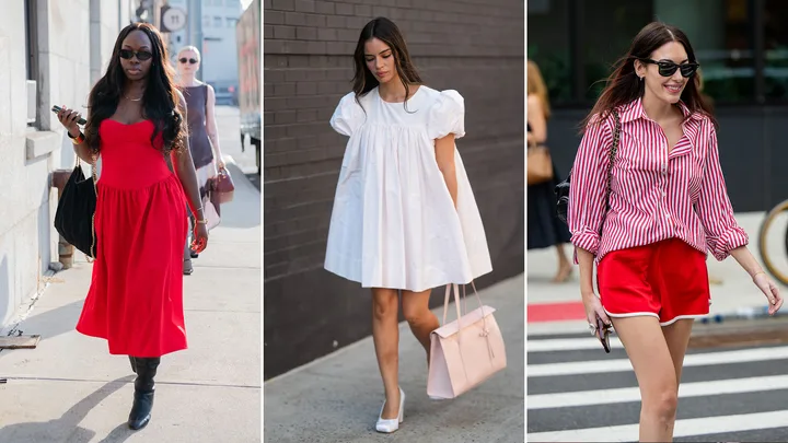 Guests at new york fashion week