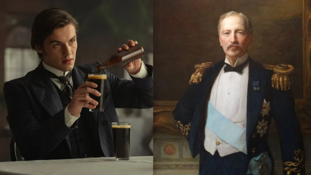 Louis Partridge as Edward Guinness