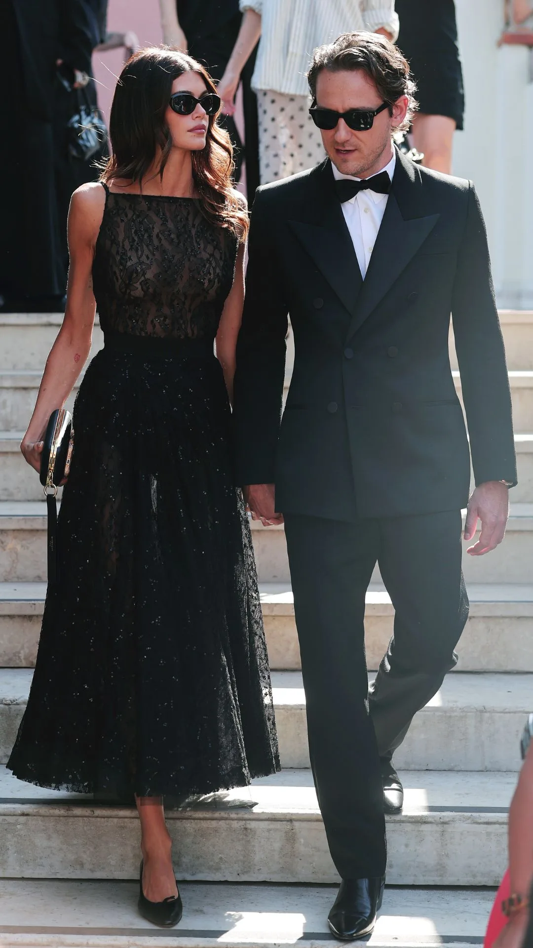 Kaia Gerber and Lewis Pullman at Venice 
