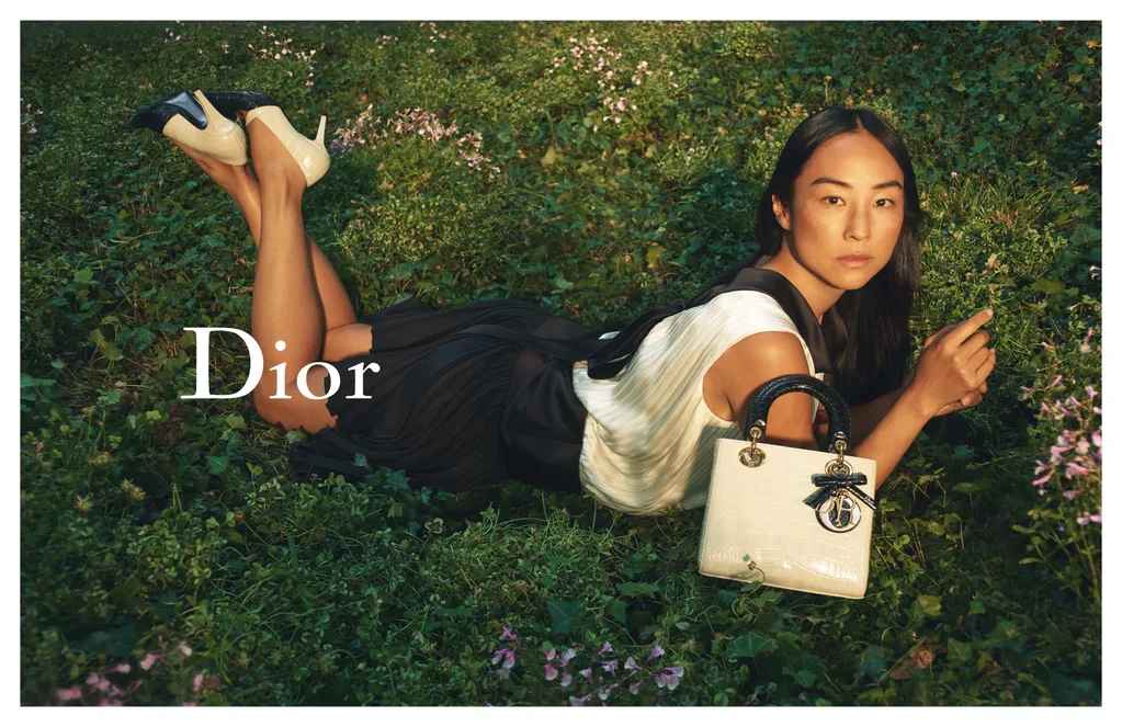 Greta Lee in a Dior campaign