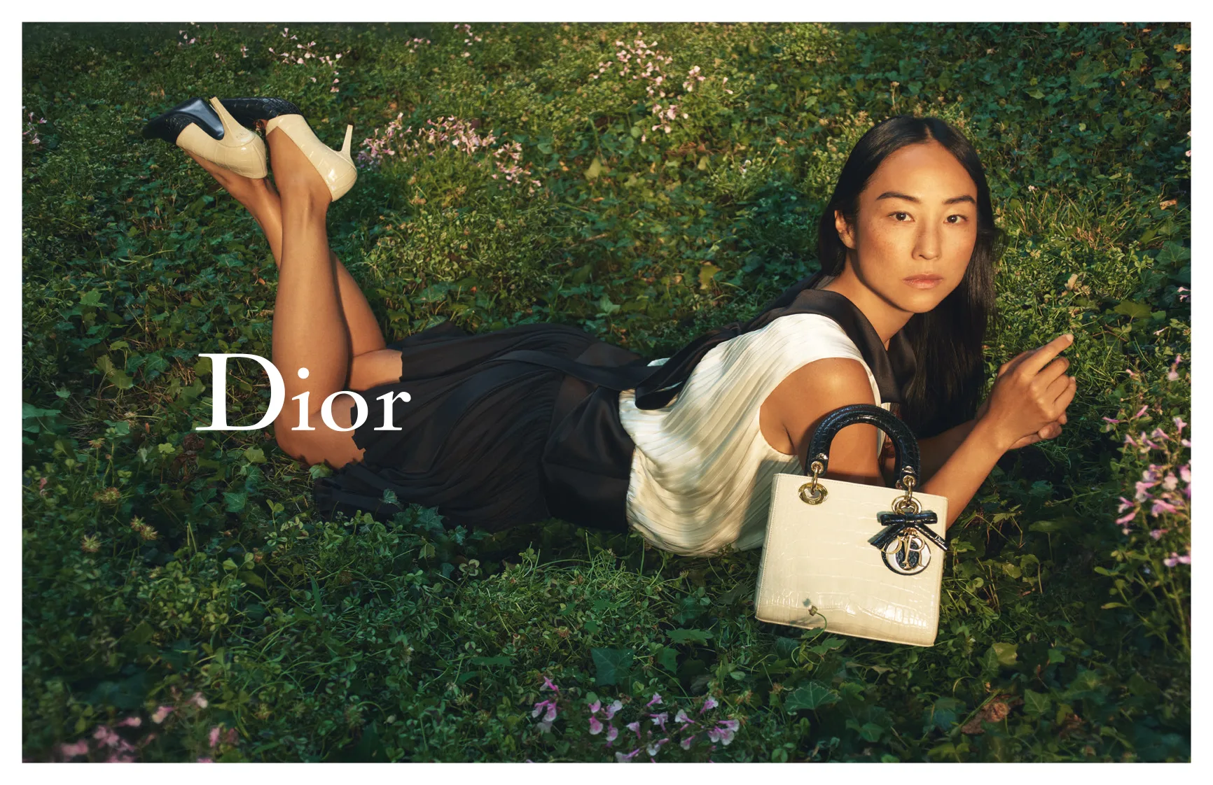 Greta Lee in a Dior campaign
