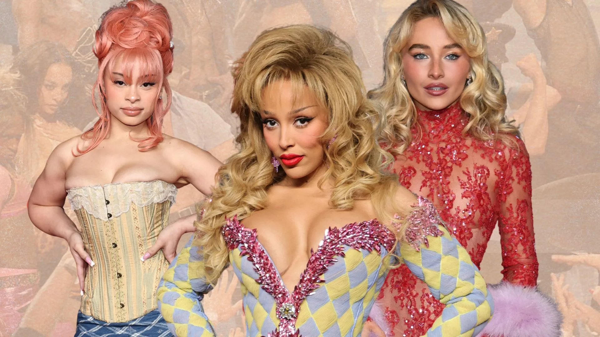 Doja Cat, Sabrina Carpenter and Ice Spice