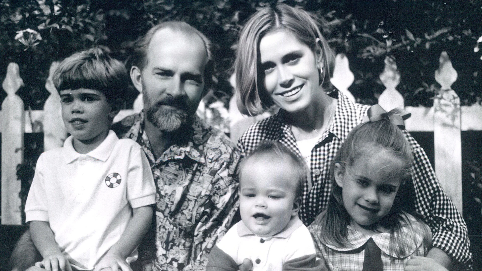 Tully Smyth with her parents and siblings