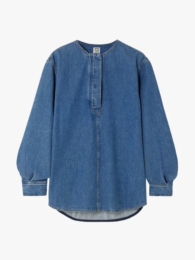 Net-A-Porter Black Friday Sale 2025_TOTEME Organic Denim Shirt