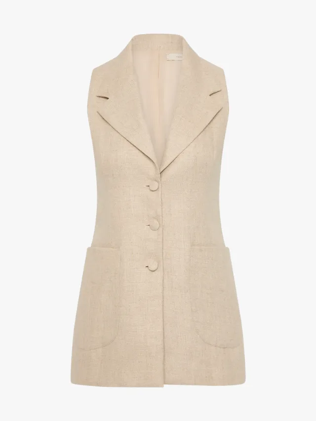 Faithful Black Friday Sale 2025_FAITHFULL Josette Vest Natural