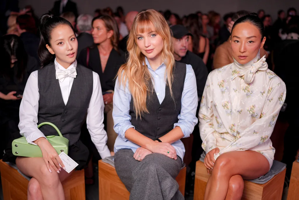 Celebrities sitting front row at Dior SS26