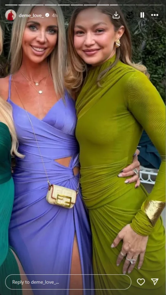 gigi hadid green dress See Gigi Hadid's Green Cutout Dress at Milan Fashion Week
