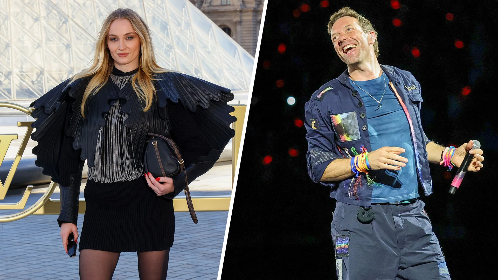 Sophie Turner and Chris Martin