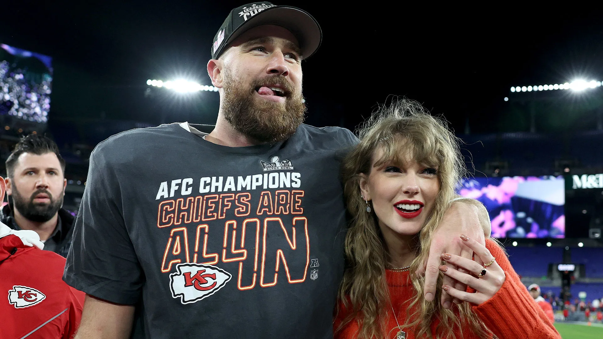 Taylor Swift and Travis Kelce