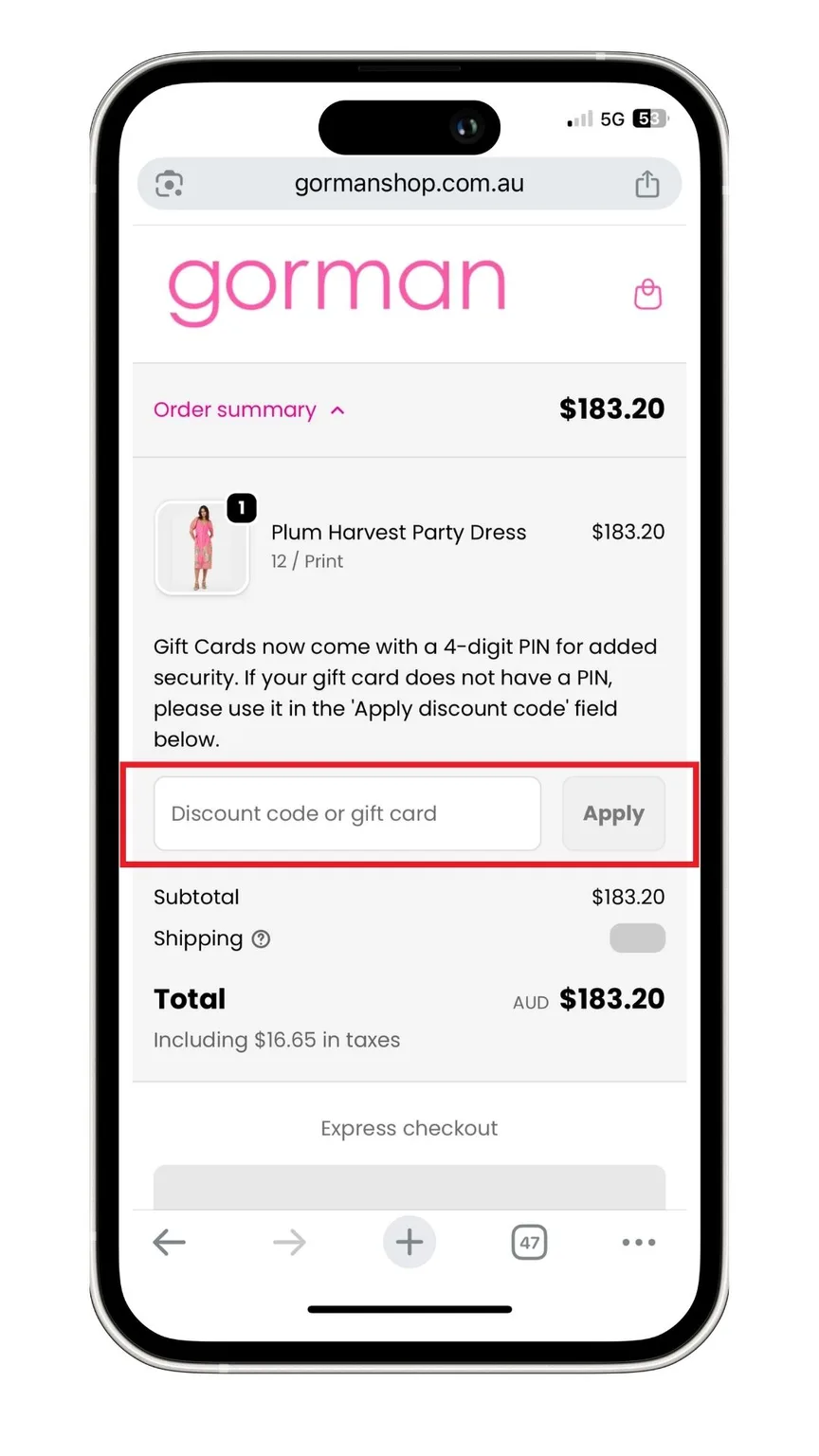 Discount Code Box Image Gorman Discount Codes: Up To 70% Off In October 2026 | ELLE