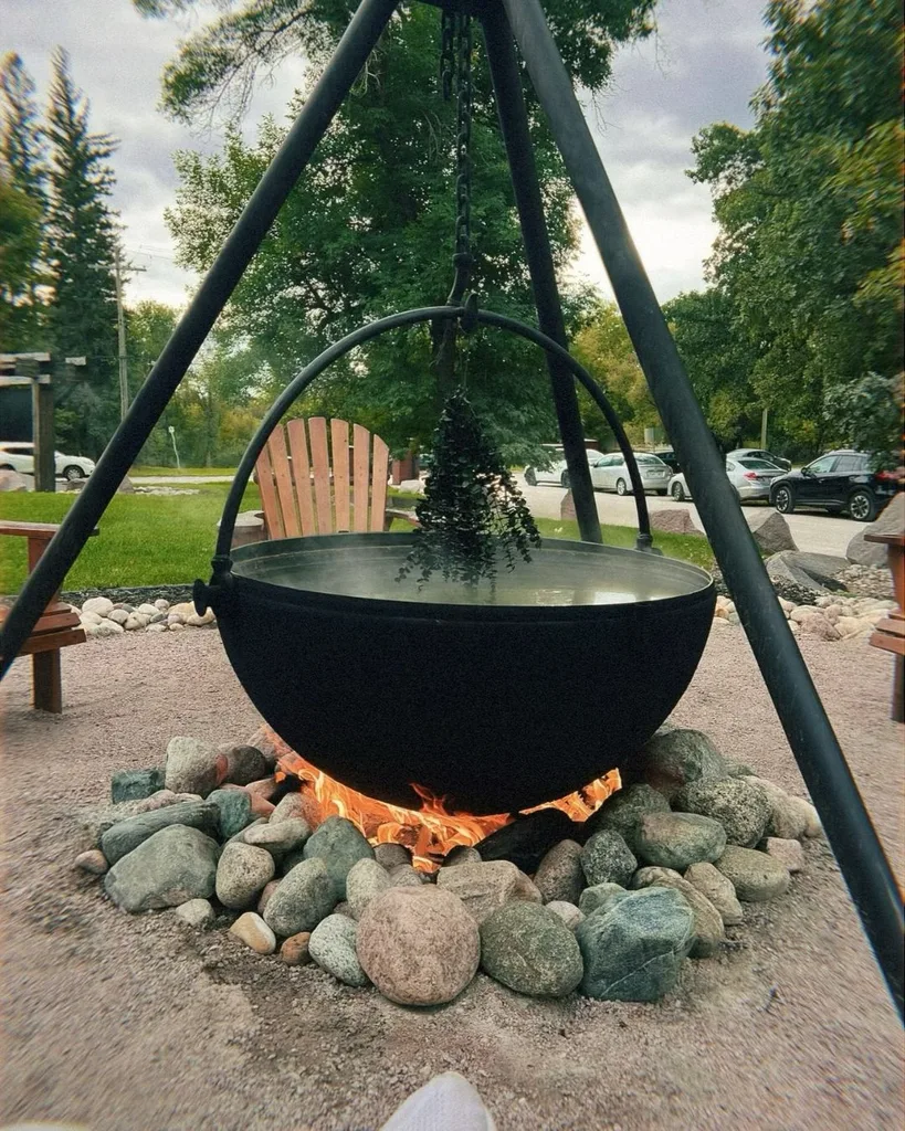 The fireplace posted by Natalie Tippett on her Instagram