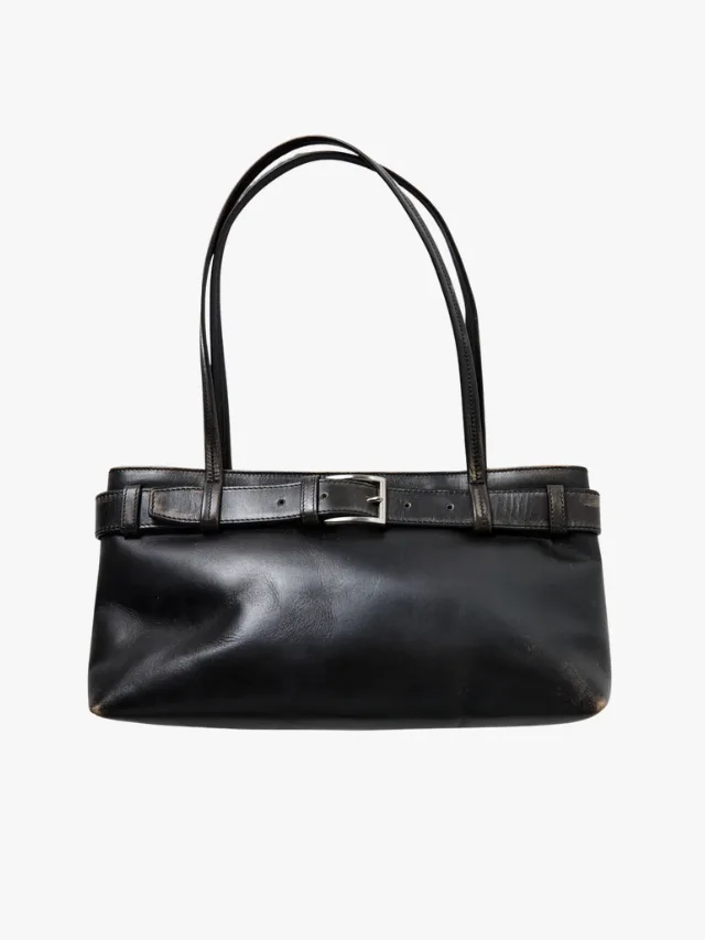 Summer Bag Trends_ST. AGNI Brushed Belt Detail Baguette