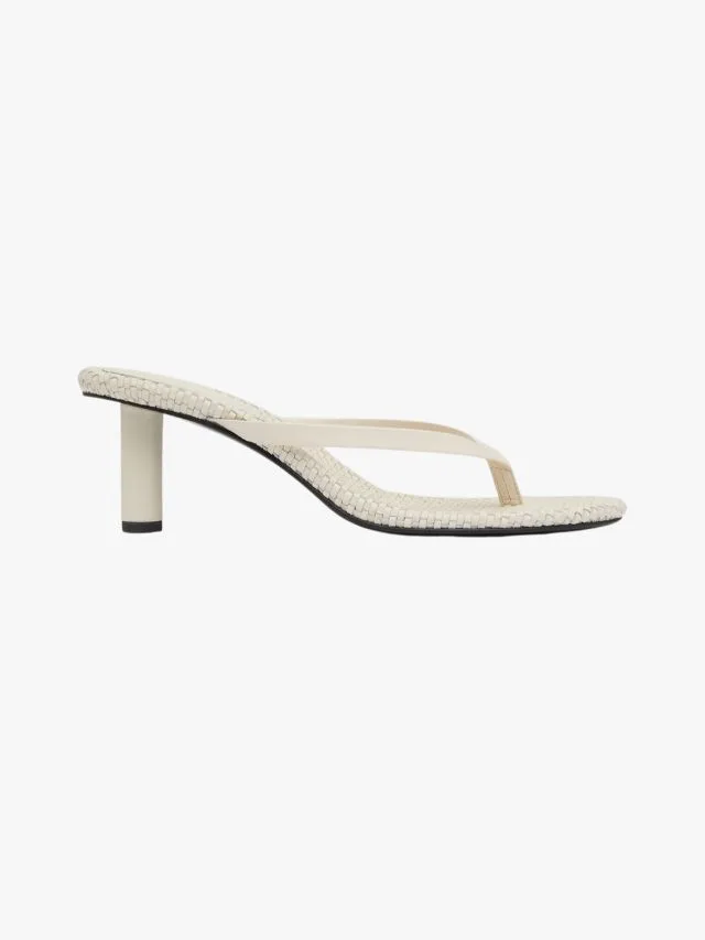 St Agni woven thong heels