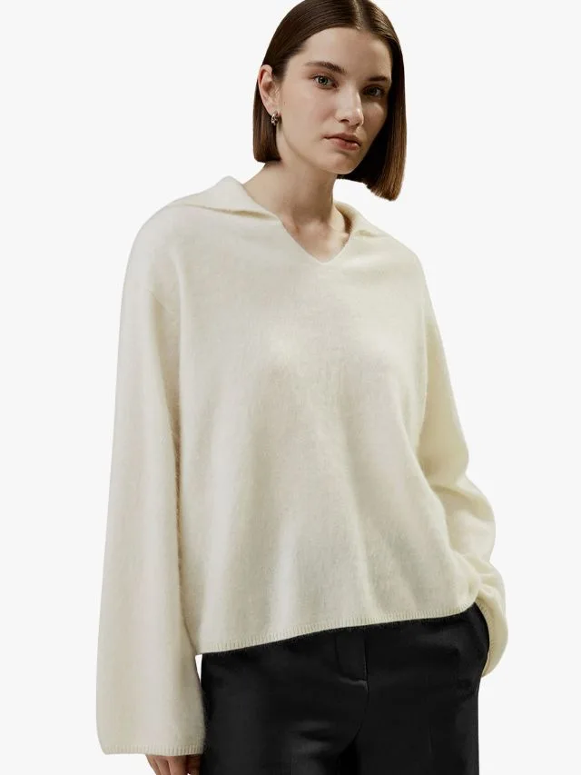 Lilysilk Cashmere Daphne Sweater