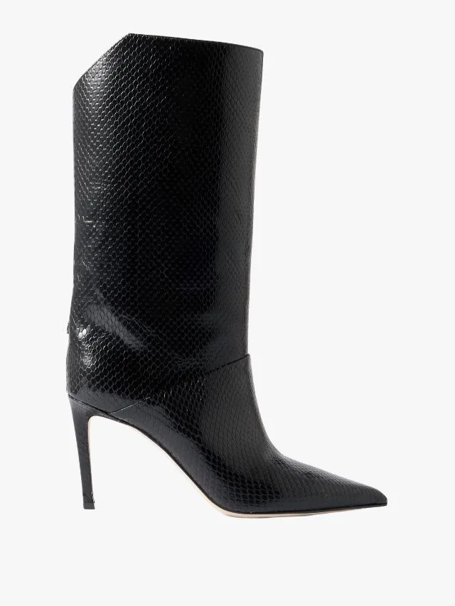 Jimmy Choo Beren 85 snake-effect leather boots