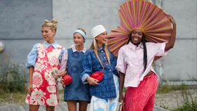 Influencers at copenhagen fashion week