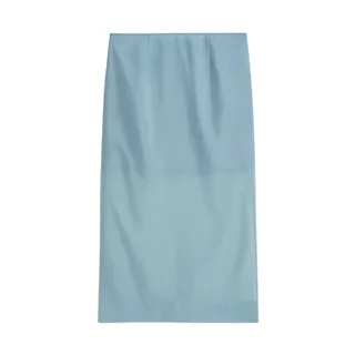 COS Sheer Blue Layered Skirt