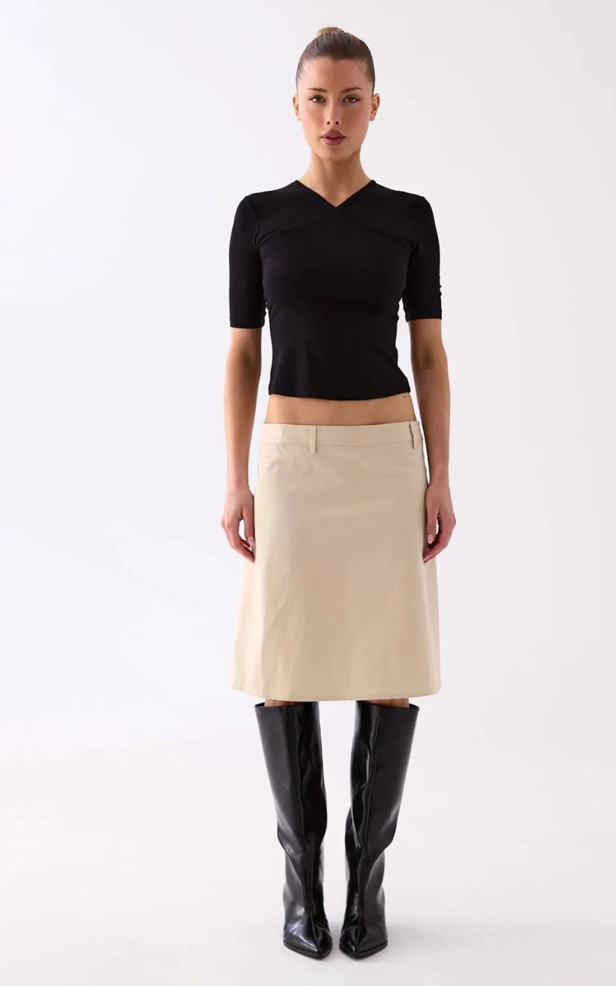 Celine Tan Skirt 