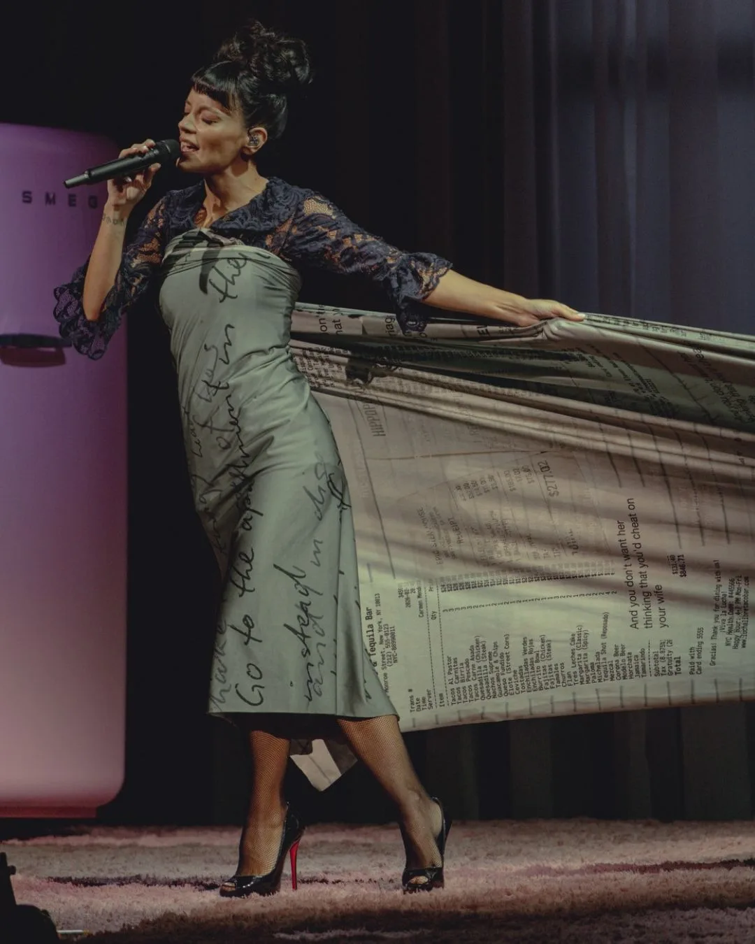 Lily Allen's dress from her West End Girl tour 