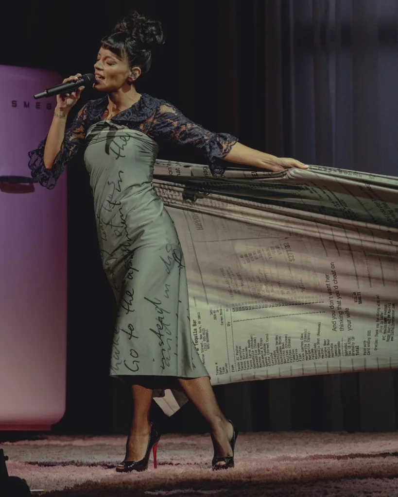 Lily Allen's dress from her West End Girl tour