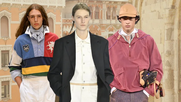 Menswear ss27 at Ralph Lauren, Prada, Louis Vuitton