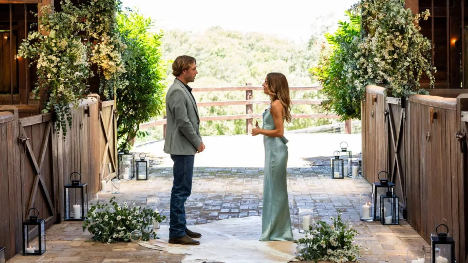 Farmer Dylan and Ali at the finale 
