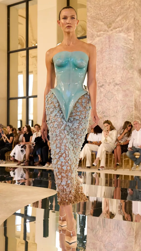 Karlie Kloss at Schiaparelli's Fall 26 haute couture presentation