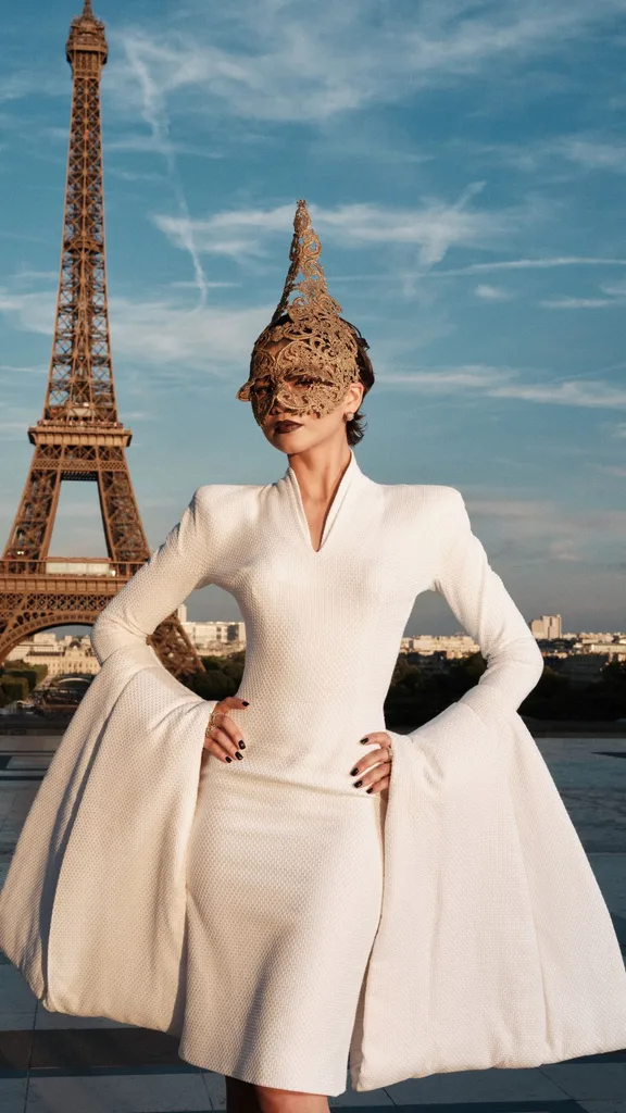 Zendaya wearing Alexander McQueen