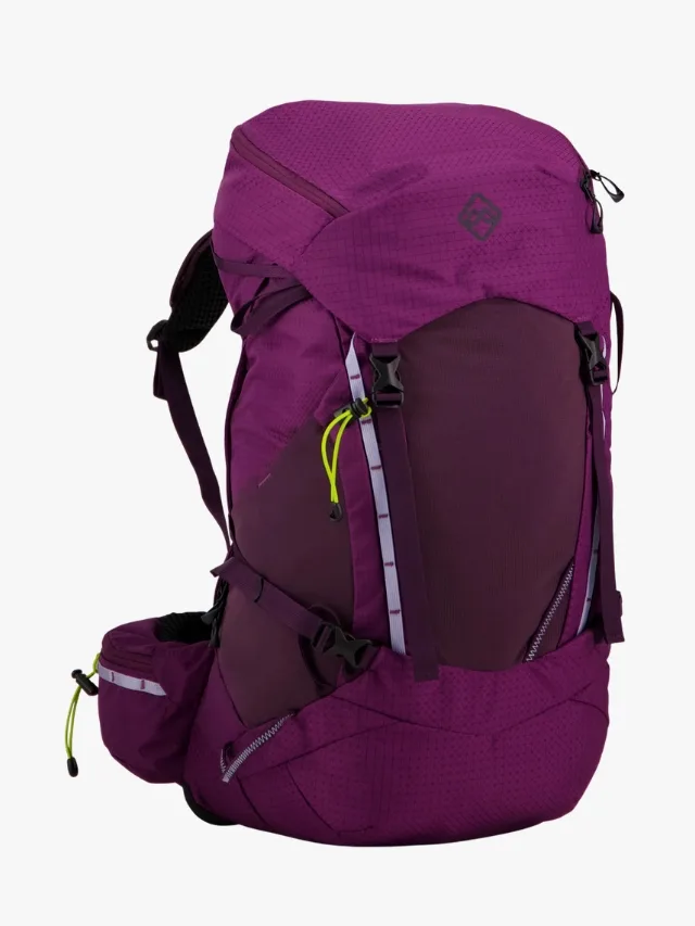 women's pink purple backpack for long term travel