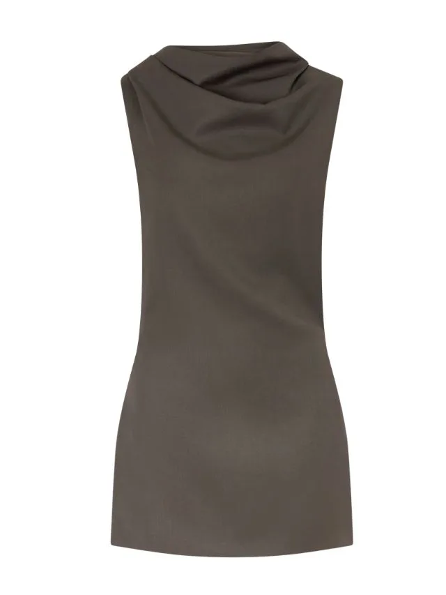 Khaite Astor Wool Mini Dress 