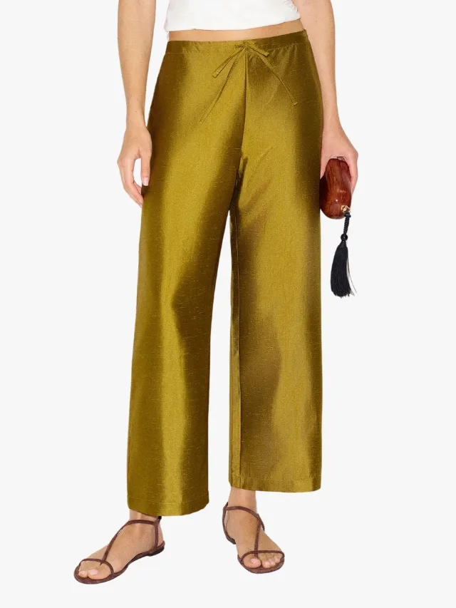 Reformation Olina taffeta pants