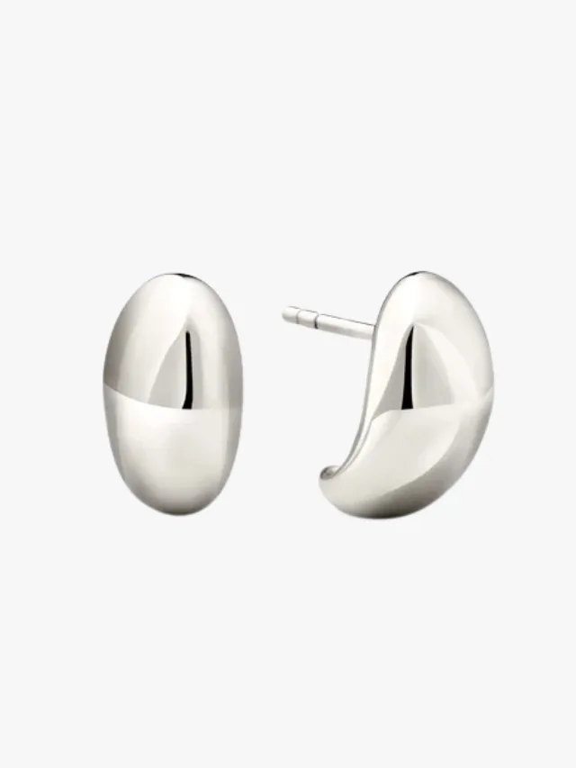 silver earrings