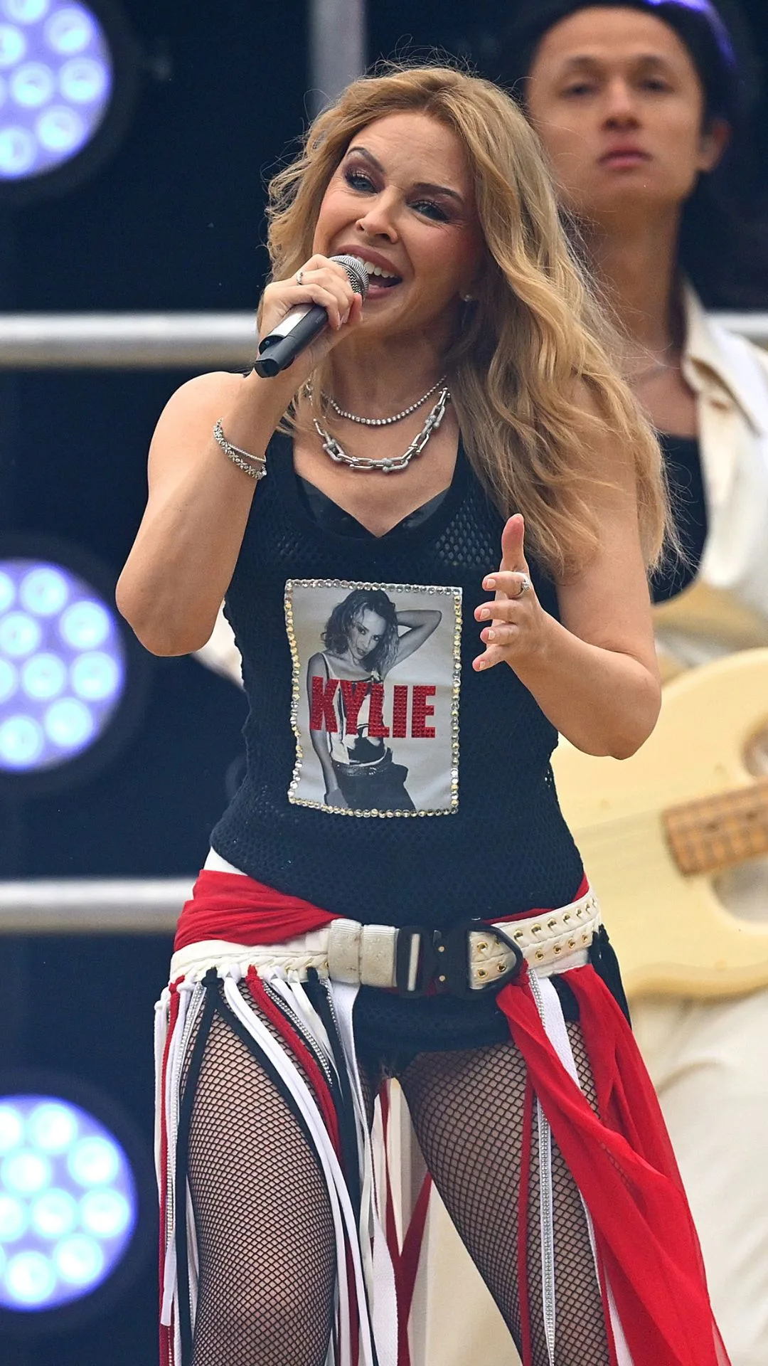 Kylie Minogue performs onstage during the grand final