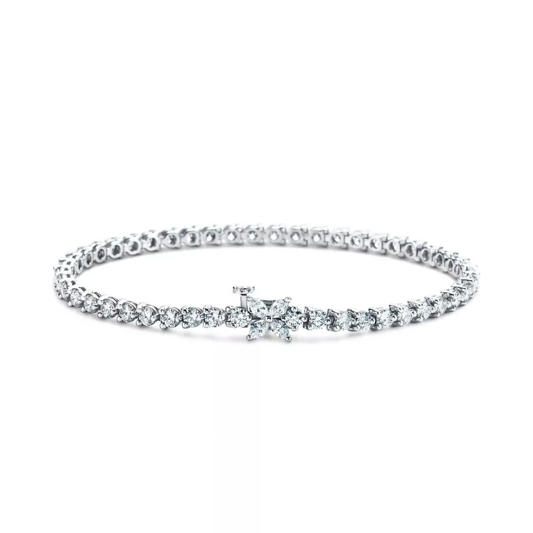 The Tiffany Victoria Cluster tennis bracelet 