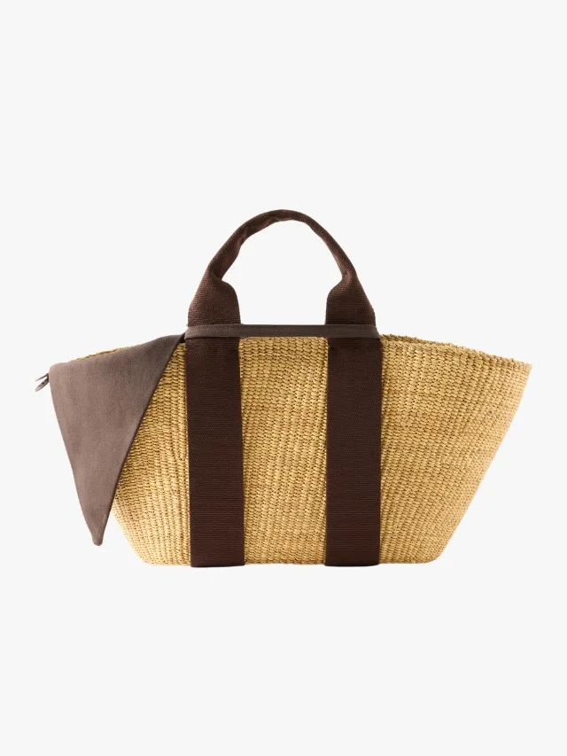 Muun Raffia beach tote bag